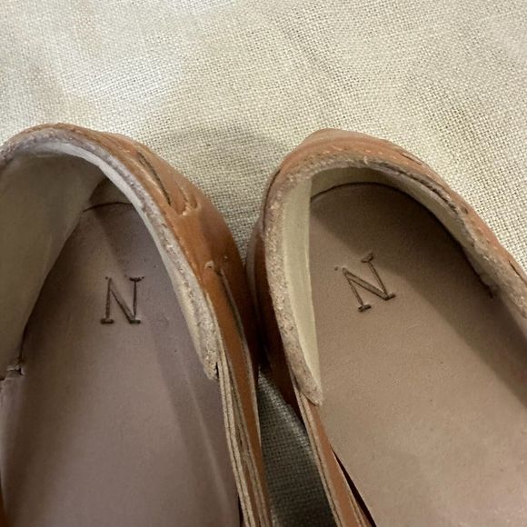 NISOLO Womens Huarache Weaved Leather Sandals in Almond PERU MADE - Picture 8 of 10